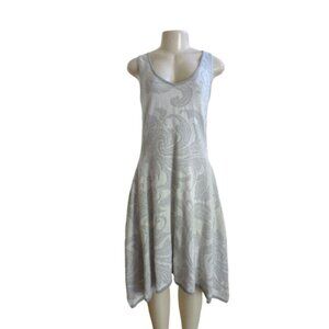 Peruvian Connection Handkerchief Style Sleeveless Tank Dress Size M